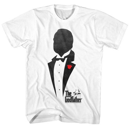 The GodFather Shirt Tuxedo White T-Shirt