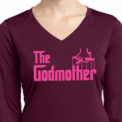 The Godmother Ladies Dry Wicking Long Sleeve Shirt