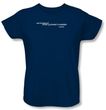 The Good Wife Ladies Shirt Law Offices Navy T-Shirt