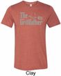 The Grill Father Mens Tri Blend Crewneck Shirt