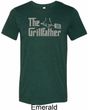 The Grill Father Mens Tri Blend Crewneck Shirt