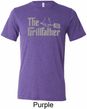 The Grill Father Mens Tri Blend Crewneck Shirt