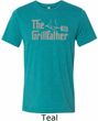 The Grill Father Mens Tri Blend Crewneck Shirt