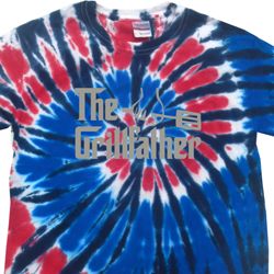 The Grill Father Patriotic Tie Dye Shirt