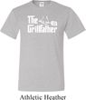 The Grillfather White Print Mens Tall Shirt