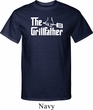 The Grillfather White Print Mens Tall Shirt