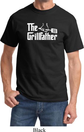 The Grillfather White Print Shirt