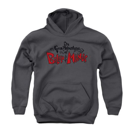 The Grim Adventures Of Billy & Mandy Youth Hoodie Imaginary Charcoal Kids Hoody