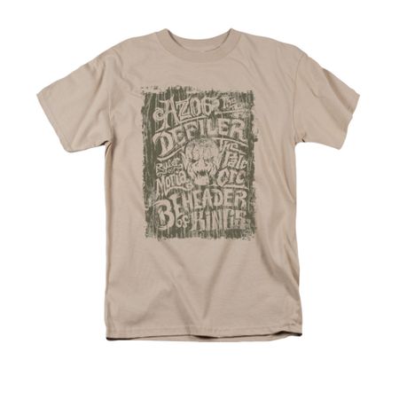 The Hobbit Battle Of The Five Armies Shirt Azog 2 Adult Sand Tee T-Shirt