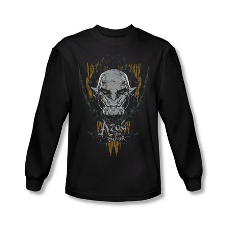 The Hobbit Battle Of The Five Armies Shirt Azog Long Sleeve Black Tee T-Shirt
