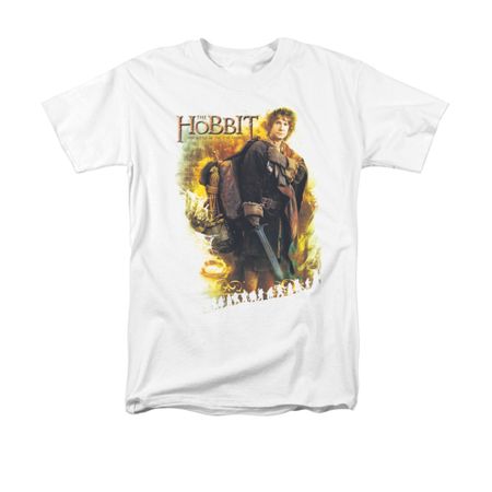 The Hobbit Battle Of The Five Armies Shirt Bilbo Adult White Tee T-Shirt