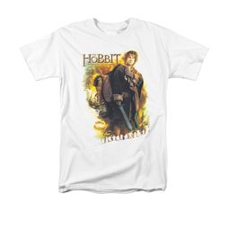 The Hobbit Battle Of The Five Armies Shirt Bilbo Adult White Tee T-Shirt
