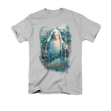 The Hobbit Battle Of The Five Armies Shirt Gandalf's Army Adult Silver Tee T-Shirt