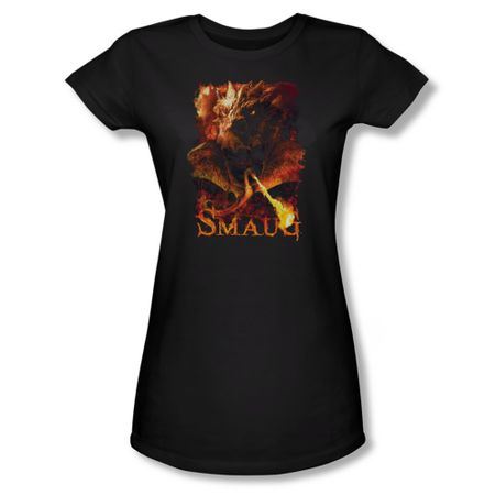 The Hobbit Battle Of The Five Armies Shirt Juniors Smolder Black Tee T-Shirt