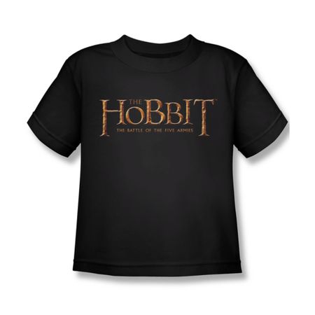 The Hobbit Battle Of The Five Armies Shirt Kids Logo Black Youth Tee T-Shirt