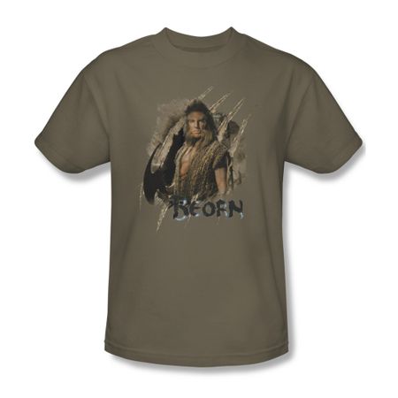 The Hobbit Desolation Of Smaug Shirt Beorn Adult Safari Green Tee T-Shirt
