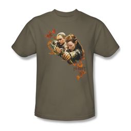 The Hobbit Desolation Of Smaug Shirt Children Of Mirkwood Adult Safari Green Tee T-Shirt