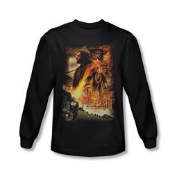 The Hobbit Desolation Of Smaug Shirt Golden Chambers Long Sleeve Black Tee T-Shirt The Hobbit Desolation Of Smaug Shirt Golden Chambers Long Sleeve Black Tee T-Shirt