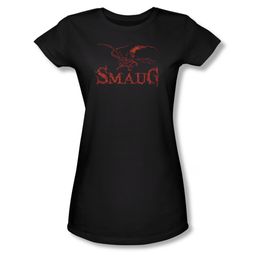 The Hobbit Desolation Of Smaug Shirt Juniors Dragon Black Tee T-Shirt The Hobbit Desolation Of Smaug Shirt Juniors Dragon Black Tee T-Shirt