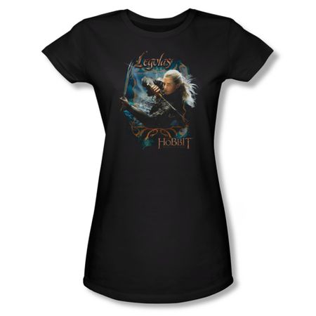 The Hobbit Desolation Of Smaug Shirt Juniors Knives Black Tee T-Shirt