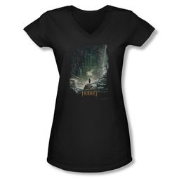 The Hobbit Desolation Of Smaug Shirt Juniors V Neck At Smaug's Door Black Tee T-Shirt The Hobbit Desolation Of Smaug Shirt Juniors V Neck At Smaug's Door Black Tee T-Shirt