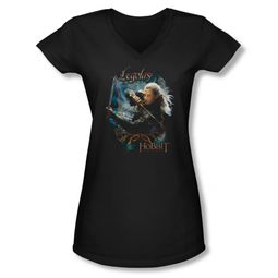 The Hobbit Desolation Of Smaug Shirt Juniors V Neck Knives Group Black Tee T-Shirt The Hobbit Desolation Of Smaug Shirt Juniors V Neck Knives Group Black Tee T-Shirt