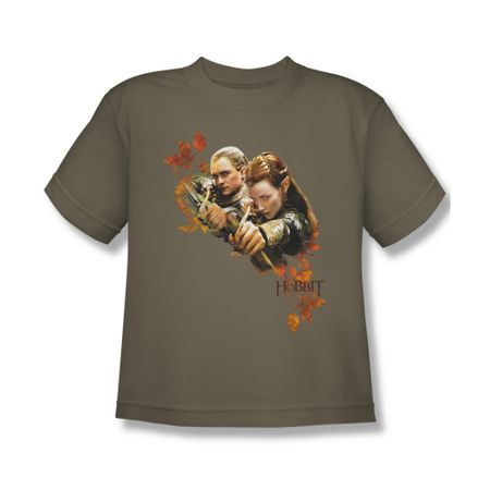 The Hobbit Desolation Of Smaug Shirt Kids Children Of Mirkwood Safari Green Youth Tee T-Shirt