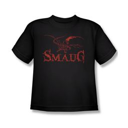 The Hobbit Desolation Of Smaug Shirt Kids Dragon Black Youth Tee T-Shirt The Hobbit Desolation Of Smaug Shirt Kids Dragon Black Youth Tee T-Shirt
