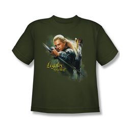 The Hobbit Desolation Of Smaug Shirt Kids Legolas Greenleaf Military Green Youth Tee T-Shirt The Hobbit Desolation Of Smaug Shirt Kids Legolas Greenleaf Military Green Youth Tee T-Shirt