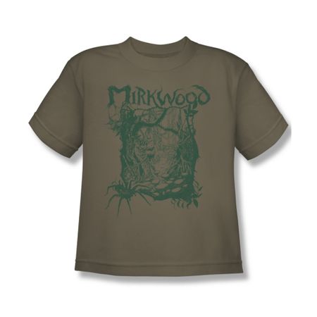 The Hobbit Desolation Of Smaug Shirt Kids Mirkwood Line Safari Green Youth Tee T-Shirt