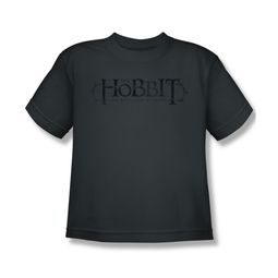 The Hobbit Desolation Of Smaug Shirt Kids Ornate Logo Charcoal Youth Tee T-Shirt The Hobbit Desolation Of Smaug Shirt Kids Ornate Logo Charcoal Youth Tee T-Shirt