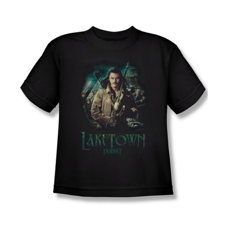 The Hobbit Desolation Of Smaug Shirt Kids Protector Black Youth Tee T-Shirt