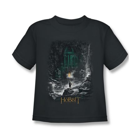 The Hobbit Desolation Of Smaug Shirt Kids Second Thoughts Charcoal Youth Tee T-Shirt