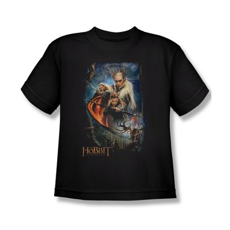 The Hobbit Desolation Of Smaug Shirt Kids Thranduil's Realm Black Youth Tee T-Shirt