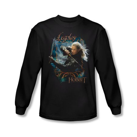 The Hobbit Desolation Of Smaug Shirt Knives Long Sleeve Black Tee T-Shirt