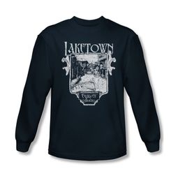 The Hobbit Desolation Of Smaug Shirt Laketown Simple Long Sleeve Navy Tee T-Shirt The Hobbit Desolation Of Smaug Shirt Laketown Simple Long Sleeve Navy Tee T-Shirt