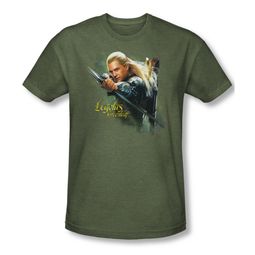 The Hobbit Desolation Of Smaug Shirt Legolas Greenleaf Adult Heather Safari Military Tee T-Shirt The Hobbit Desolation Of Smaug Shirt Legolas Greenleaf Adult Heather Safari Military Tee T-Shirt