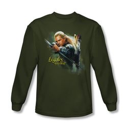 The Hobbit Desolation Of Smaug Shirt Legolas Greenleaf Long Sleeve Military Green Tee T-Shirt The Hobbit Desolation Of Smaug Shirt Legolas Greenleaf Long Sleeve Military Green Tee T-Shirt