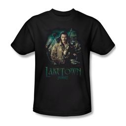 The Hobbit Desolation Of Smaug Shirt Protector Adult Black Tee T-Shirt The Hobbit Desolation Of Smaug Shirt Protector Adult Black Tee T-Shirt