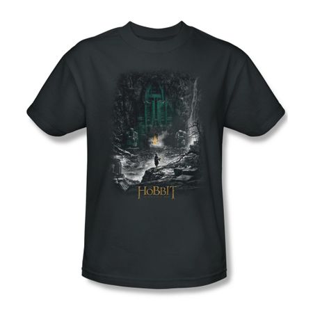 The Hobbit Desolation Of Smaug Shirt Second Thoughts Adult Charcoal Tee T-Shirt