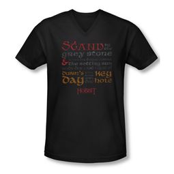 The Hobbit Desolation Of Smaug Shirt Slim Fit V Neck Keyhole Black Tee T-Shirt The Hobbit Desolation Of Smaug Shirt Slim Fit V Neck Keyhole Black Tee T-Shirt