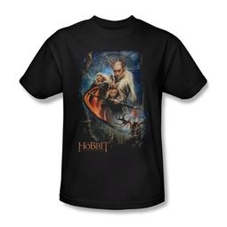 The Hobbit Desolation Of Smaug Shirt Thranduil's Realm Adult Black Tee T-Shirt The Hobbit Desolation Of Smaug Shirt Thranduil's Realm Adult Black Tee T-Shirt