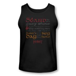 The Hobbit Desolation Of Smaug Tank Top Keyhole Black Tanktop The Hobbit Desolation Of Smaug Tank Top Keyhole Black Tanktop
