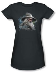 The Hobbit Juniors Shirt Movie Unexpected Journey Gandalf Charcoal Tee