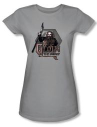 The Hobbit Juniors Shirt Movie Unexpected Journey Gloin Silver Tee