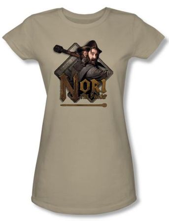 The Hobbit Juniors Shirt Movie Unexpected Journey Nori Green Tee