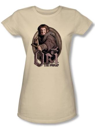 The Hobbit Juniors Shirt Movie Unexpected Journey Ori Cream Tee