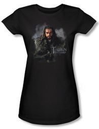 The Hobbit Juniors Shirt Movie Unexpected Journey Thorin Black Tee The Hobbit Juniors Shirt Movie Unexpected Journey Thorin Black Tee