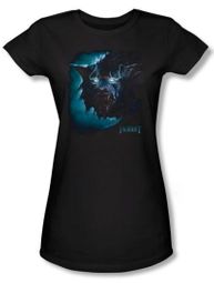 The Hobbit Juniors Shirt Movie Unexpected Journey Warg Black T-Shirt