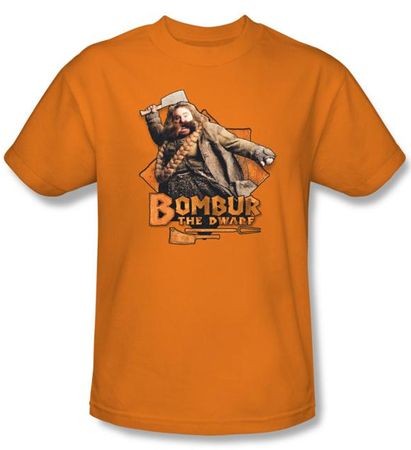 The Hobbit Kids Shirt Movie Unexpected Journey Bombur Orange T-shirt